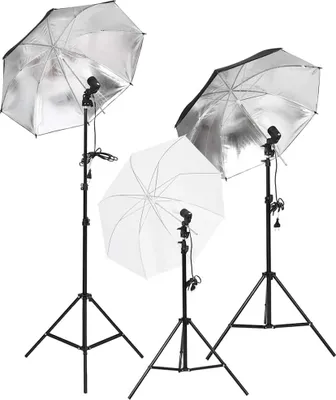 Produktbild von vidaXL Fotostudio-Set mit Beleuchtung und Hintergrund