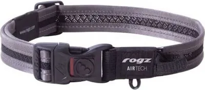 Produktbild von Rogz Airtech Hb87 G Hundehalsband Grau XL Grau XL