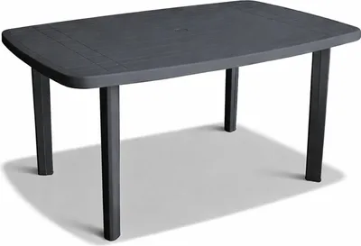 Produktbild von Gartentisch Anthrazit 140x90x72cm