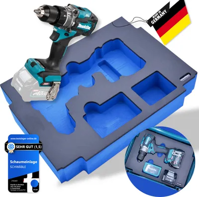 Produktbild von SCHWÄBLE® Schaumeinlage Schaumstoffeinlage für Makita Akku-Bohrschrauber HP001