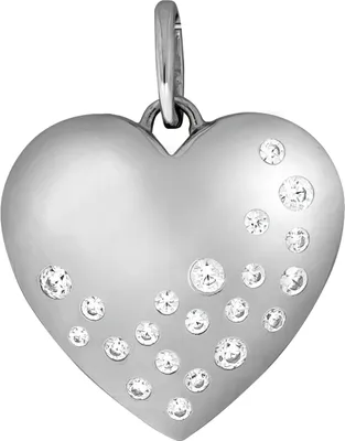 Produktbild von V Anhänger 925/- Sterling Silber 2,4cm weiß Zirkonia 371240592R