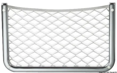 Produktbild von Objekthalternetz mit verchromtem Messingrahmen - Osculati 06.332.01