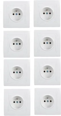 Immagine prodotto di Prese di corrente sicure, set da 8 pezzi, a prova di bambino e resistenti all'usura