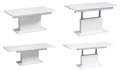 Produktbild von Design Couchtisch Tisch DC-1 - stufenlos höhenverstellbar ausziehbar Esstisch