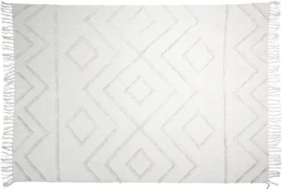 Obrázek produktu pro Koberec do ložnice v stylu boho, tuflovaná bavlna, 120 x 180 cm