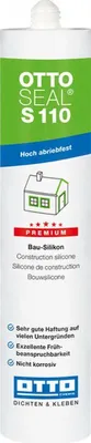 A product shot of a white tube of sealant.