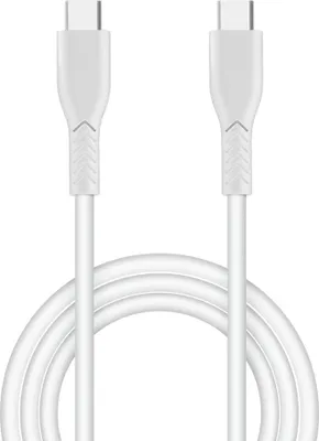 Immagine prodotto di INF Cavo di ricarica rapida USB-C a USB-C da 60W per laptop e smartphone Bianco