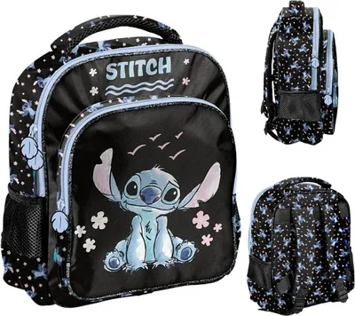 Obrázok produktu pre Paso | Taška Disney Stitch - Nebesky modrá - Ergonomická - Bezpečná a pohodlná - Jedinečný dizajn