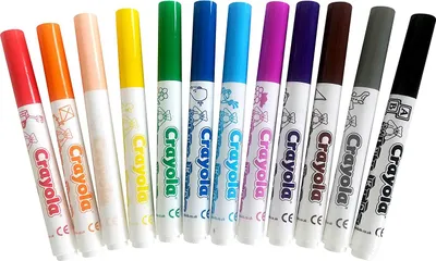 Produktbild von Crayola 8325, 12 Farben, Mehrfarbig, Mehrfarbig, Rund, Kinder, 1 Jahr(e)