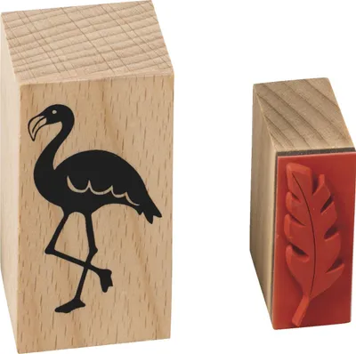 Zdjęcie produktu dla Heyda 204888684 Zestaw pieczątek "Dżungla" 12 x 10 x 3 cm