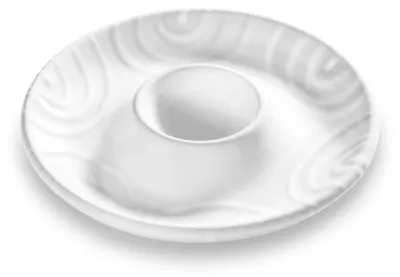 Produktbild von Gmundner Keramik Weißgeflammt Eierbecher 12 cm