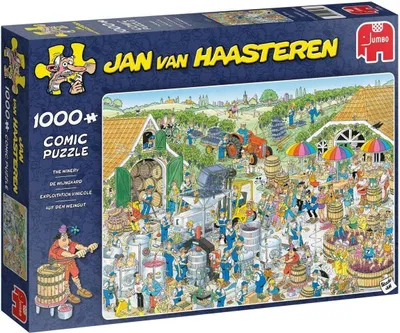 Obrázek produktu pro Jumbo Games Jumbo Jan Van Haasteren na vinici 1000 dílků puzzle (19095)