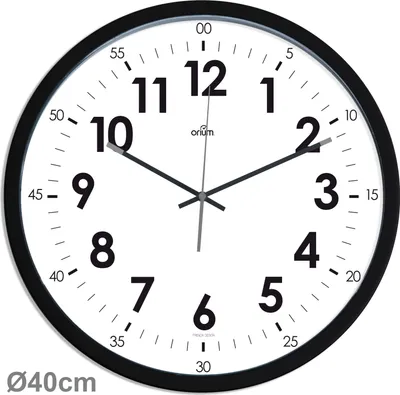 Produktbild von CEP Orium Wanduhr, Quarzuhr, schwarz