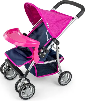 Produktbild von Milly Mally Kate Prestige Puppenwagen, Marineblau