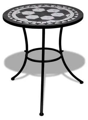 Produktbild von Bistrotisch Schwarz und Weiß 60 cm