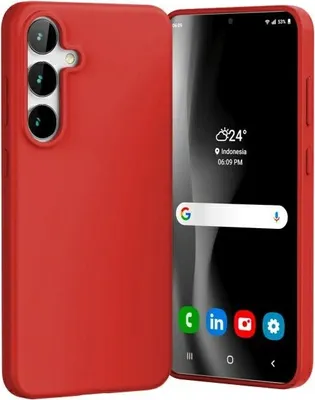 Zdjęcie produktu dla Mercury Soft Samsung S24 Fe S721         Czerwony/Red
