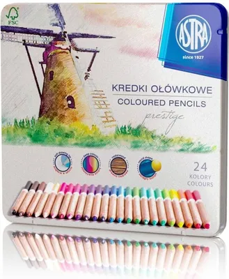 Produktbild von Kredki ołówkowe Prestige 24 kolory w kasetce