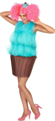 Obrázok produktu pre Dámsky kostým Cupcake - tyrkysový