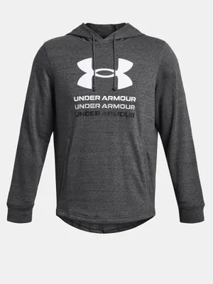 Produktbild von Under Armour Ua Rival Terry Graphic Hood-Graues Sweatshirt 1386047-025__LG