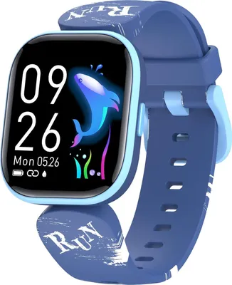 Produktbild von Fitness-Tracker-Uhr für Kinder, 1,4" IP68 wasserdichte Kinder-Smartwatch mit 19 Sportmodi, Schrittzähler, Herzfrequenz- und Schlafüberwachung