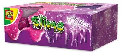 Produktbild von SES Creative Slime Schleim - Glitzer 2x120gr, Schleim, 3 Jahr(e), Violett, 2 Stück(e)