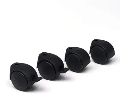 Produktbild von Foppapedretti 4 Rollen Nylon Wäscheständer, Schwarz