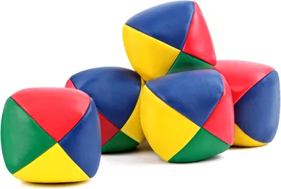 Immagine prodotto di Set di palline per giocoleria, 6 pezzi, in (PU), morbide, adatte ai bambini, per migliorare la coordinazione occhio-mano
