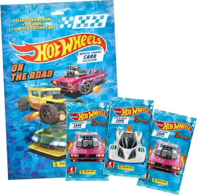 Produktbild von PANINI | Starterset Hot Wheels - Sammelalbum - 3 Tüten - Limitierte Edition - für Kinder 6-12 Jahre