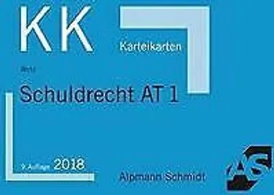 Produktbild von Karteikarten Schuldrecht AT 1