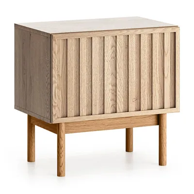 Image de AX LIVING Table de nuit Santarco SN table d chevet chene cremona 53 cm