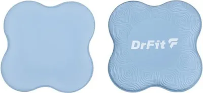 Zdjęcie produktu dla DrFit Podkładki amortyzujące do ćwiczeń, fitnessu i jogi niebieskie