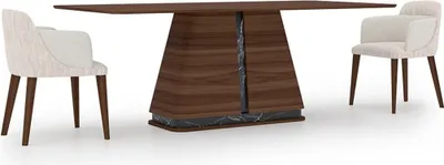 Immagine prodotto di Mobili per la sala da pranzo Tavolo da pranzo Design moderno Tavolo in legno Nuovo arredamento