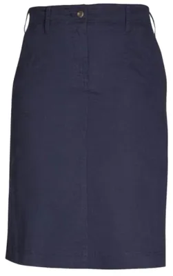 Immagine prodotto di Brook Taverner - Gonna "Austin Chino" da donna, Business LT5927 (M Regolare) (Blu navy)