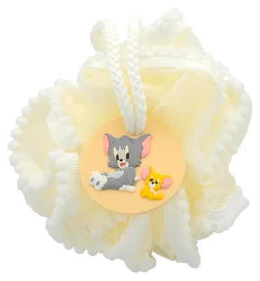 Produktbild von Looney Tunes - Tom & Jerry Duschschwamm 15 x 15 cm – für Babys – für Kinder – Of