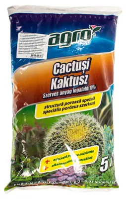 Obrázek produktu pro Substrát pro kaktusy 5L AGRO