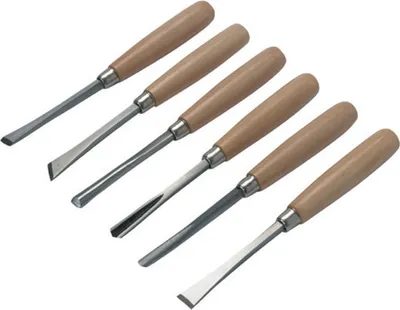 Produktbild von Stech- und Bearbeitungsset für Holz - 6 teilig