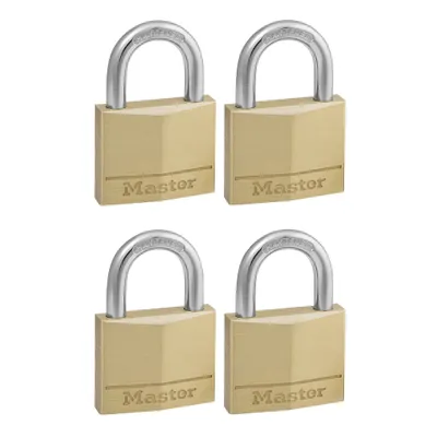 Image de Master Lock Lot de 4x cadenas (50mm) 150EURQNOP