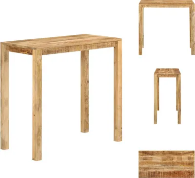Produktbild von vidaXL Bartisch 112x55x108 cm Massivholz Mango -  Beistelltische