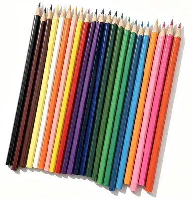 Buntstiftset, 24 Farbstifte für Erwachsene und Anfänger