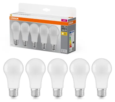 Obrázok produktu pre OSRAM LED BASE CLASSIC A v tvare A, LED žiarovka, matná, 13 W, 1521 lm, 2700 K, CRI 80