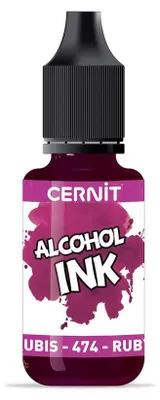 Produktbild von Cernit Alkoholtinte 20 ml - 474 Rubinrot