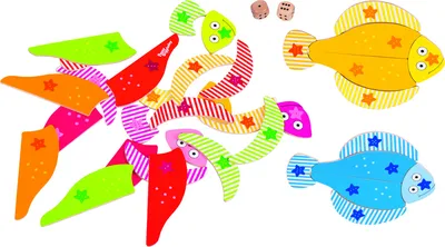 Immagine prodotto di GOKI gioco di puzzle con dadi Merry Flounder