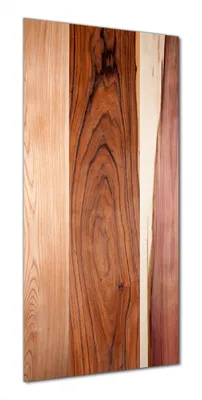 Produktbild von Wallario selbstklebende Duschrückwand 90 x 200 cm mit Motiv Holzmuster - Oberfläche mit Holzmaserung VIII - Wandverkleidung mit Hochglanzlaminat in Glasoptik