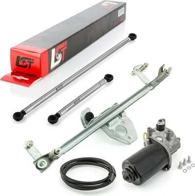 Produktbild von Scheibenwischer Gestänge Wischermotor vorne für OPEL Tigra Twintop Corsa C