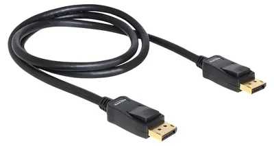 Produktbild von Delock - DisplayPort-Kabel - DisplayPort (M) zu DisplayPort (M) - 1 m - Schwarz