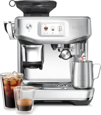 Produktbild von Sage the Barista Touch, Espressomaschine, 2 l, Kaffeebohnen, Eingebautes Mahlwerk, 1700 W, Edelstahl