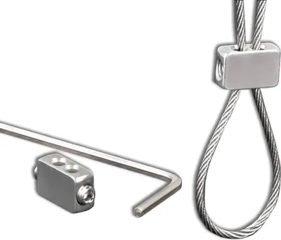 Produktbild von ISOLED Seilklemme Seilverbinder für Drahtseil 1-2 mm
