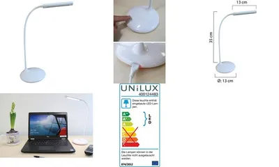 Produktbild von Unilux Nelly - Tischleuchte - LED - 5.6 W - 3000/4000/6000
