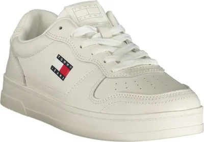 Produktbild von Weißer Damensportschuh mit Logo & Schnürsenkeln - Trend 2023