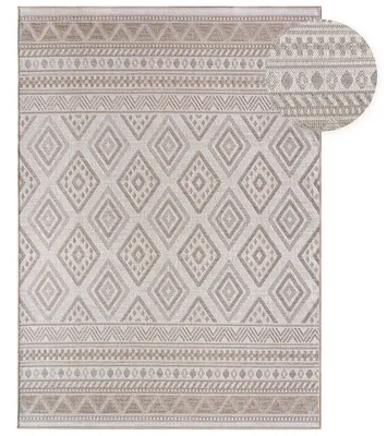 Produktbild von Paco Home Outdoor Teppich Flachgewebe modern Boho Ethno wetterfest Außenbereich 160x220 cm